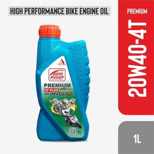 Auto Pickup Premium 4T Plus Bike Engine Oil SAE 20W40